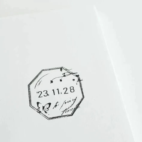 Yohaku Date Stamp - Octagonal (Large)