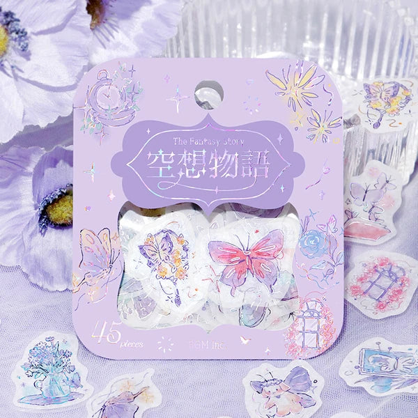Dreamy Flake Stickers - Purple
