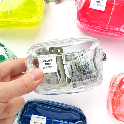 Delfonics / Mini Utility Pouch Keychain - Clear (Clear)