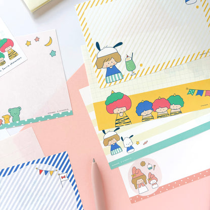 Limited Edition Mini Letter Set - mizutama x Sanrio All Stars
