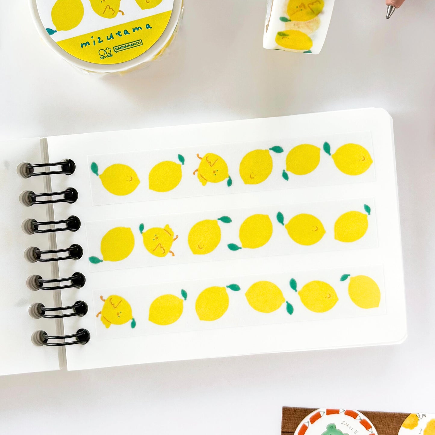 mizutama / Limited Edition / Washi Tape - Lemon