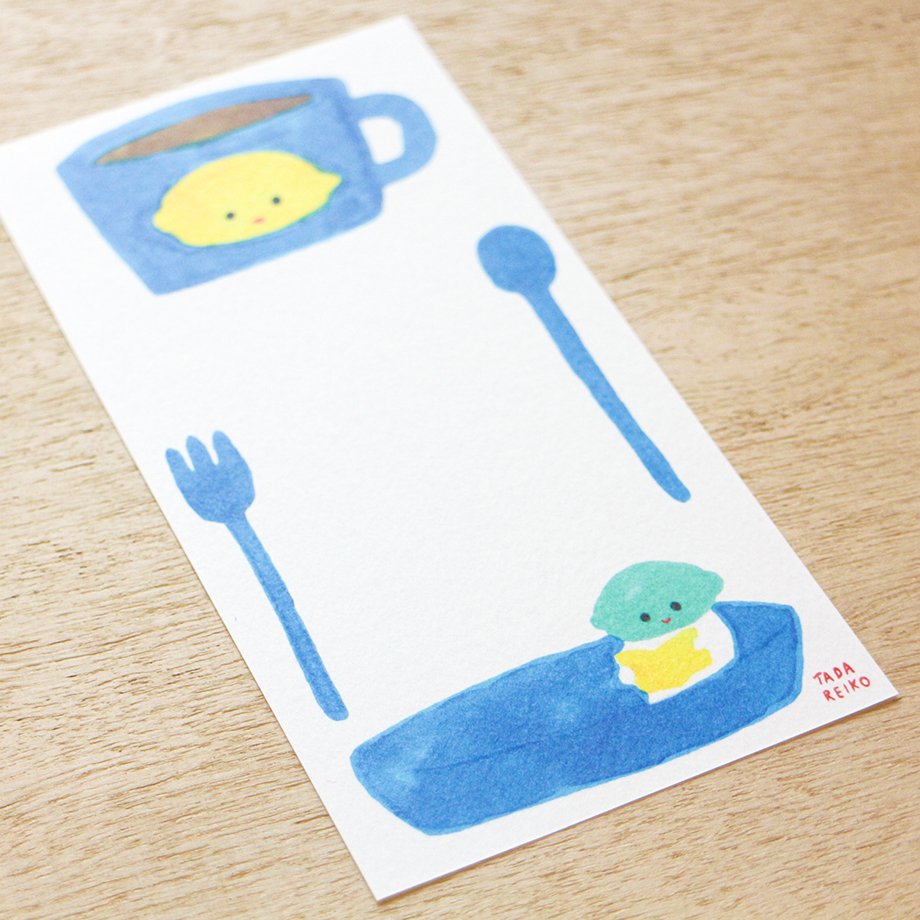 Reiko Tada Memo Pad - Lemon and Limes Everyday