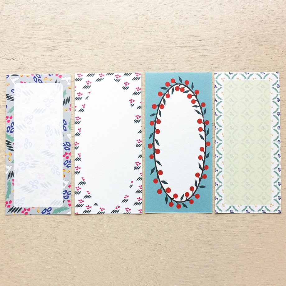 Chihiro Yasuhara Memo Pad - Botanical
