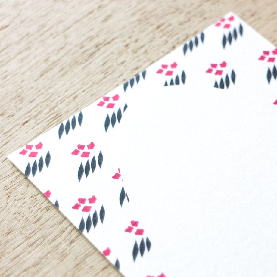 Chihiro Yasuhara Memo Pad - Botanical