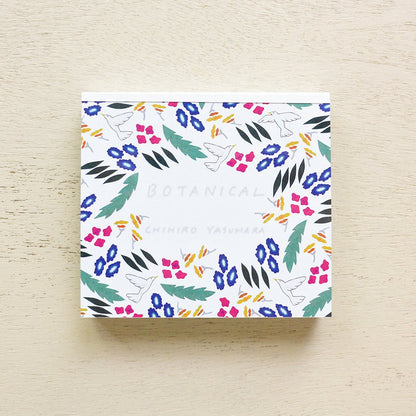 Chihiro Yasuhara Square Memo Pad - Botanical