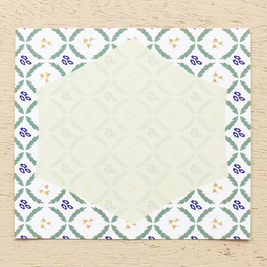 Chihiro Yasuhara Square Memo Pad - Botanical