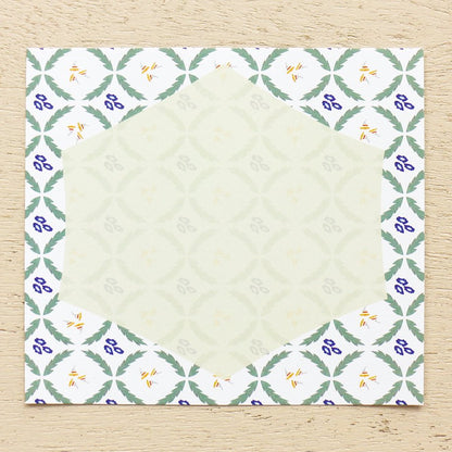Chihiro Yasuhara Square Memo Pad - Botanical
