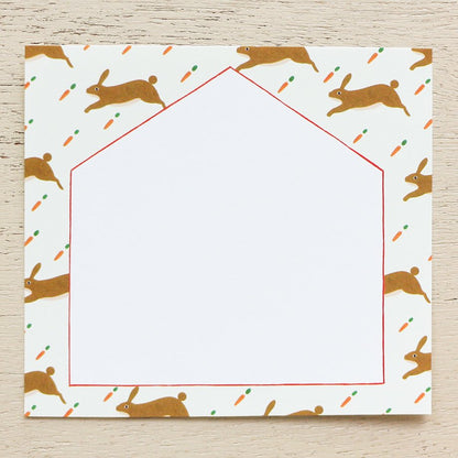 Chihiro Yasuhara Square Memo Pad - Animal
