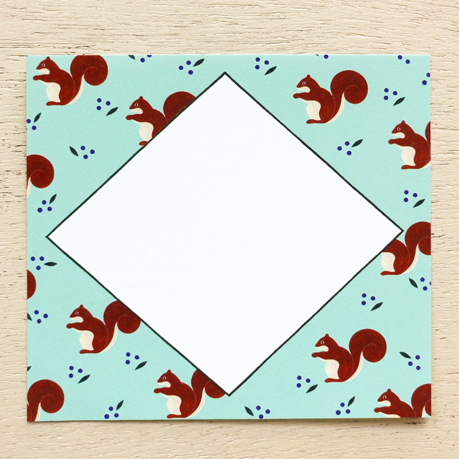 Chihiro Yasuhara Square Memo Pad - Animal
