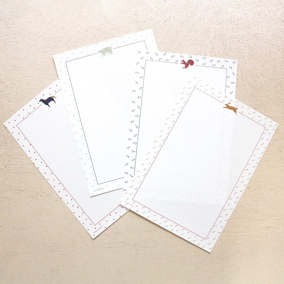 Chihiro Yasuhara Writing Paper Pad - Animal