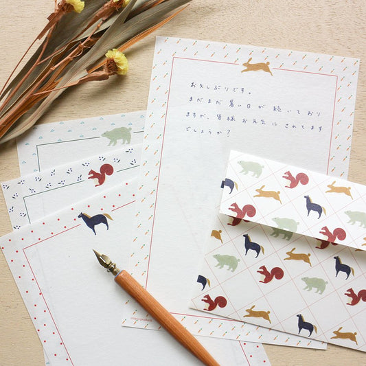 Chihiro Yasuhara Writing Paper Pad - Animal