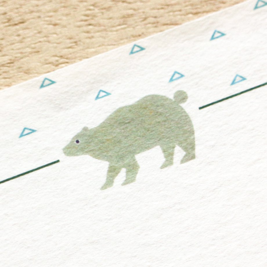 Chihiro Yasuhara Writing Paper Pad - Animal