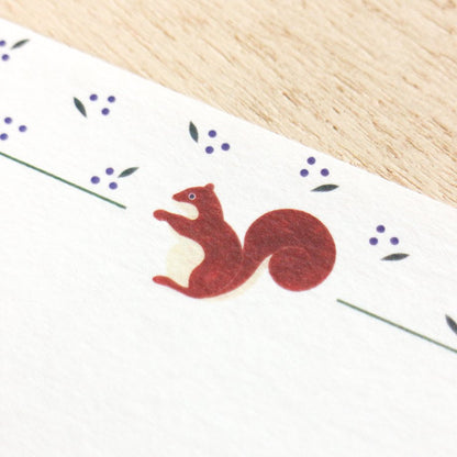 Chihiro Yasuhara Writing Paper Pad - Animal