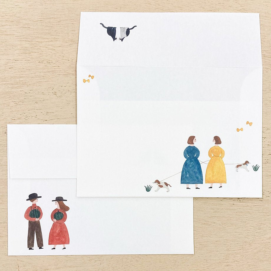 Necktie / Envelope Set - Chat