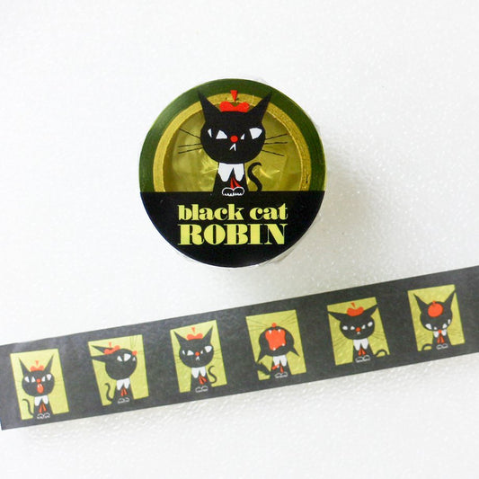 Black Robin Clear Tape - Faces