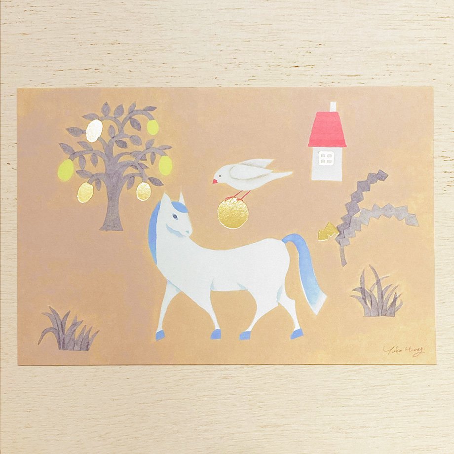 Yuka Hiiragi Postcard - Clam Walk