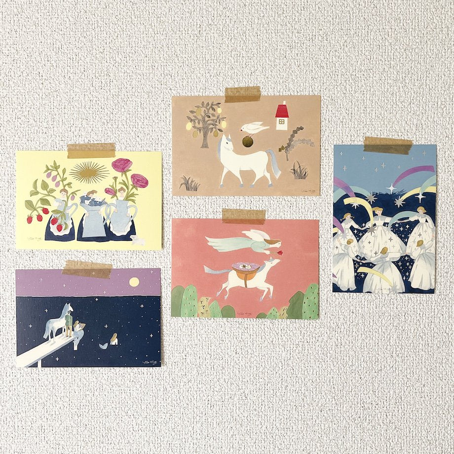 Yuka Hiiragi Postcard - Clam Walk