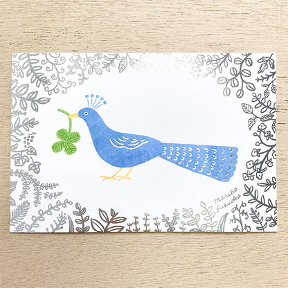 Mariko Fukuoka Postcard Set - Lucky Bird