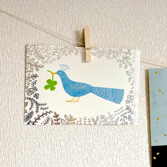 Mariko Fukuoka Postcard Set - Lucky Bird
