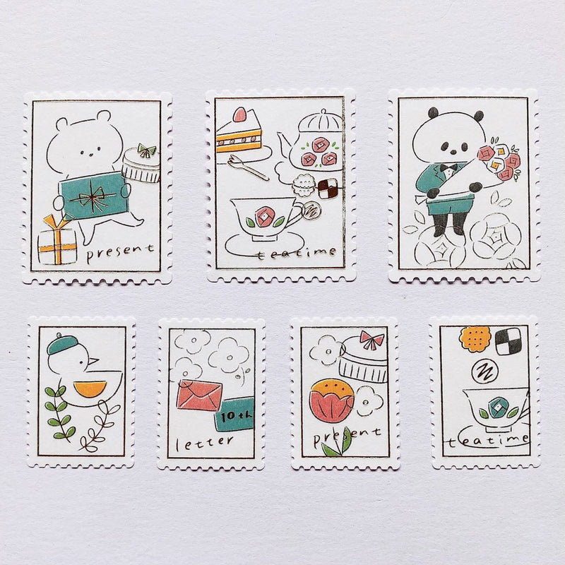 Flake Stickers - Send More Mail (Panda)