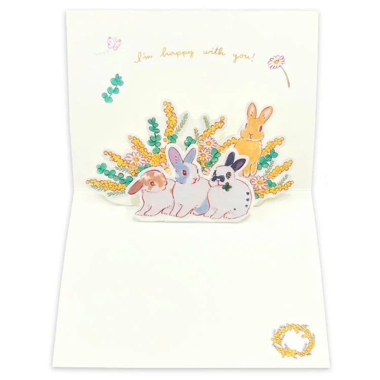 Shinako Moriyama Greeting Pop-up Card - Just for You