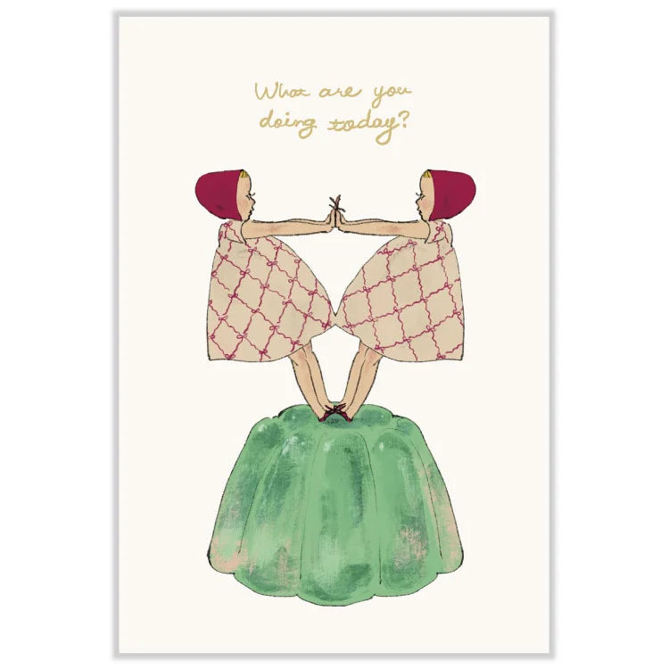 Rei Kurahashi Postcard - What are you doing today?
