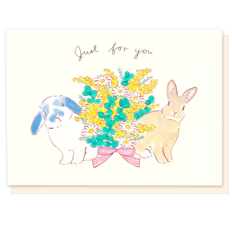Shinako Moriyama Greeting Pop-up Card - Just for You