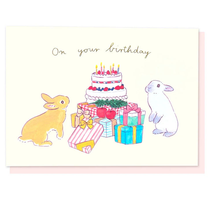Shinako Moriyama Greeting Pop-up Card - Happy Birthday