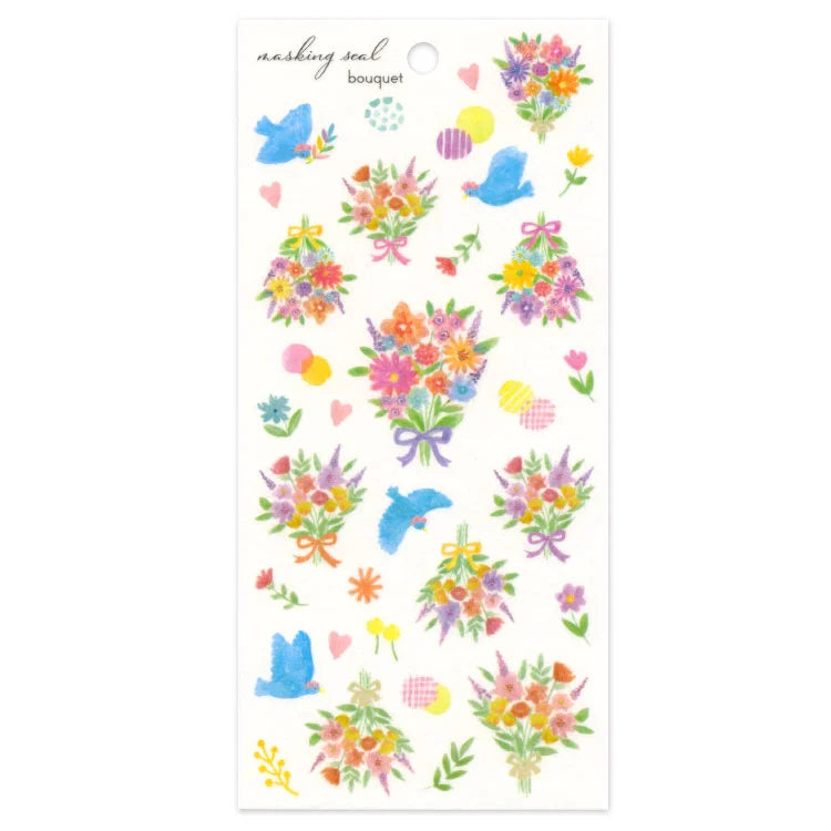 Kinue Hodama Stickers - Bouquet