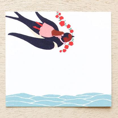 Konatsu Tani Square Memo Pad - Thumbelina