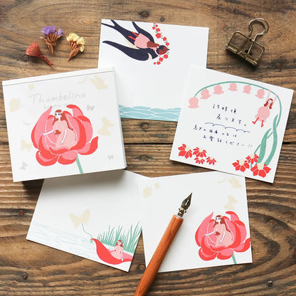Konatsu Tani Square Memo Pad - Thumbelina