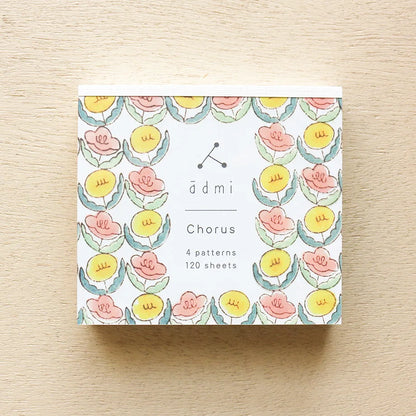 admi Square Memo Pad - Chorus