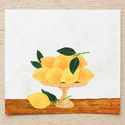 Midori Asano Square Memo Pad - Fruits