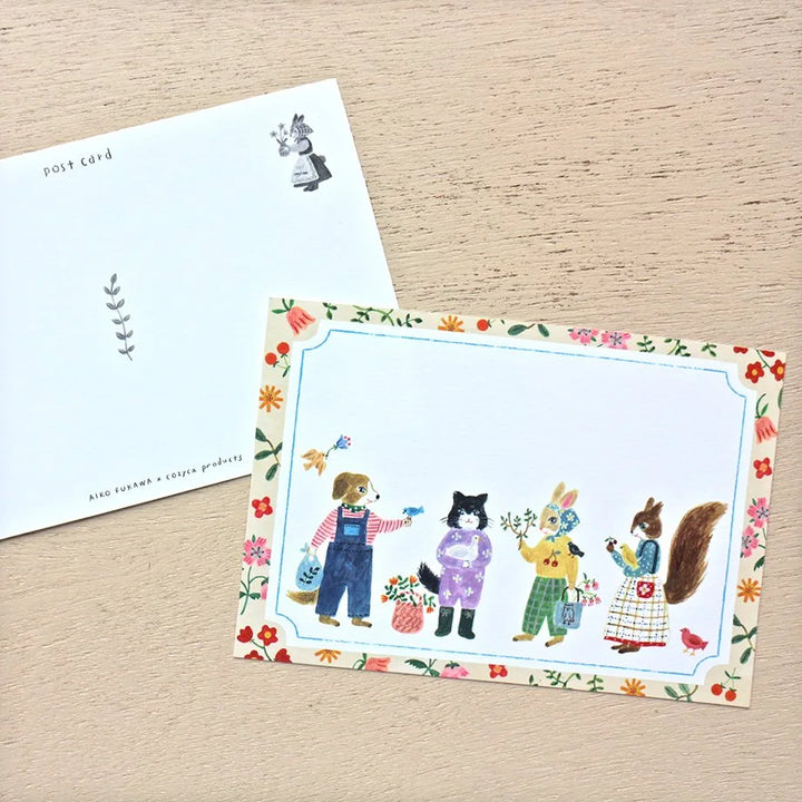 Aiko Fukawa Postcard Set - Little Fluffy Friends