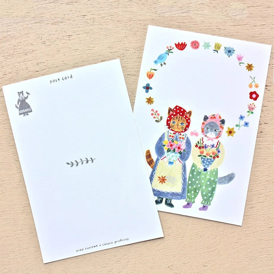 Aiko Fukawa Postcard Set - Little Fluffy Friends