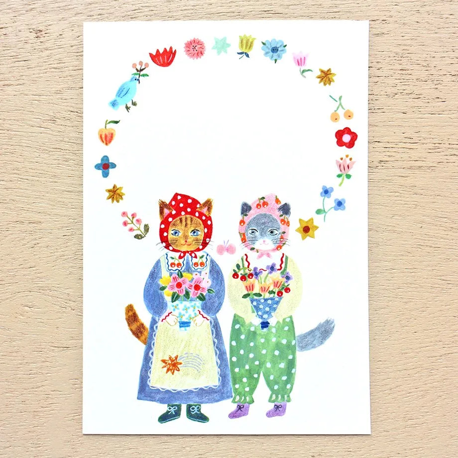 Aiko Fukawa Postcard Set - Little Fluffy Friends