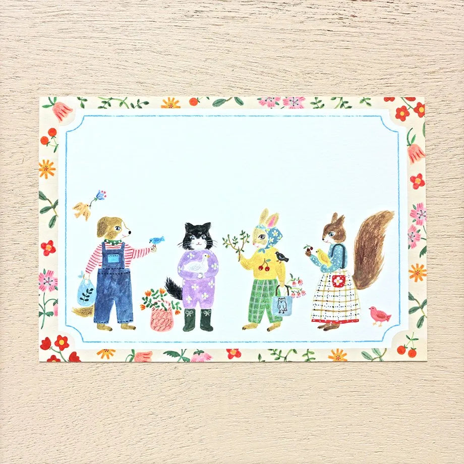 Aiko Fukawa Postcard Set - Little Fluffy Friends