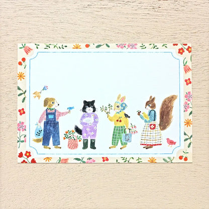 Aiko Fukawa Postcard Set - Little Fluffy Friends