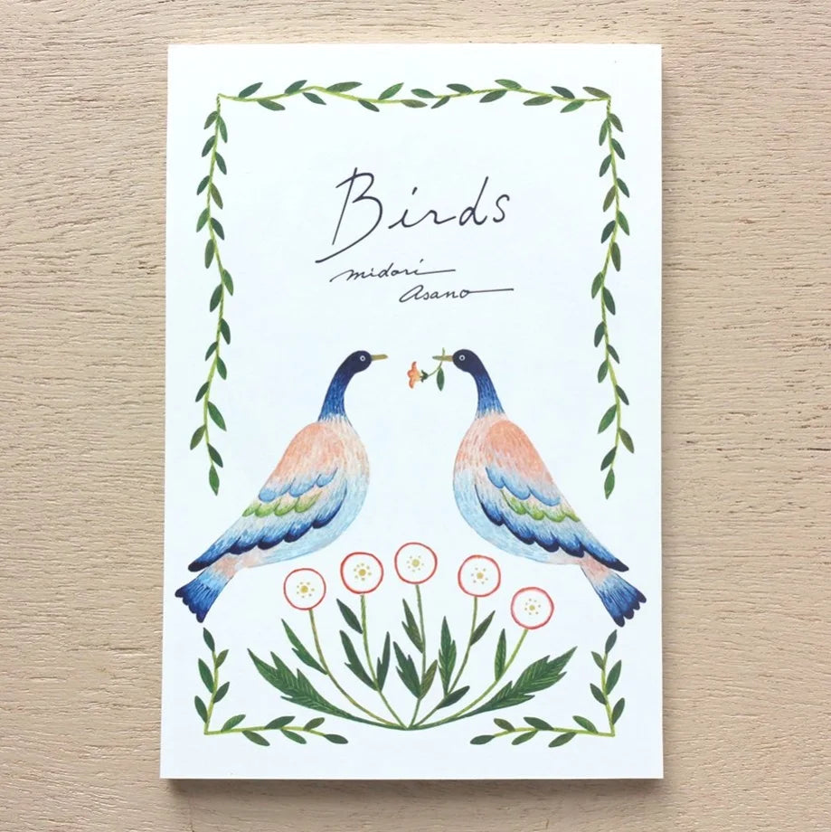 Midori Asano Postcard Set - Birds