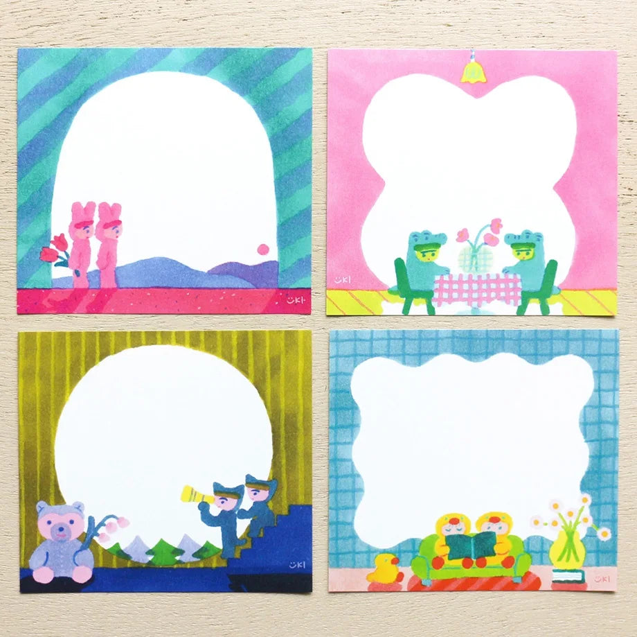 Yuki Itoi Square Memo Pad - Mado (window)