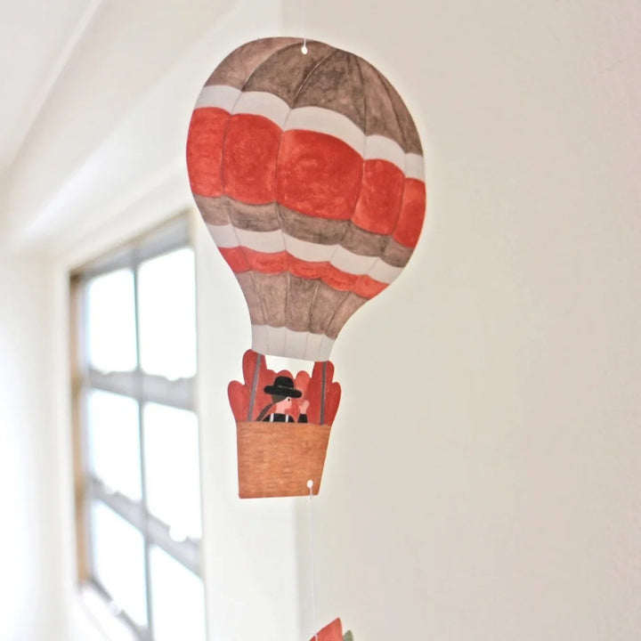 Necktie Mobile Card - Balloon & Carrot