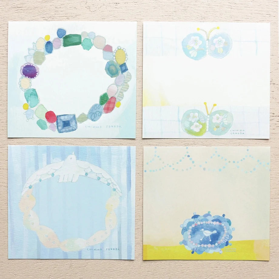 Chihiro Sonoda Square Memo Pad - Brooch