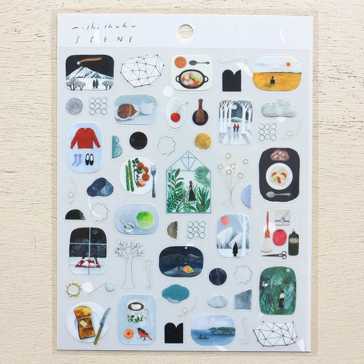 Nishi Shuku Stickers - Scene