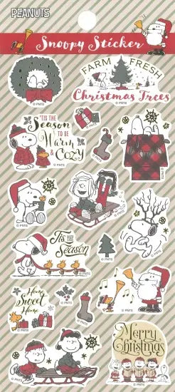 Winter Limited Snoopy Stickers - Merry Christmas