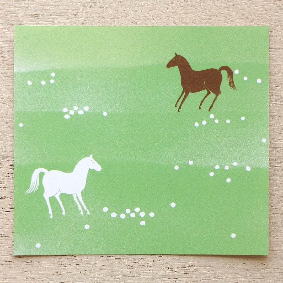 Nishi Shuku Square Memo Pad - Land Scape