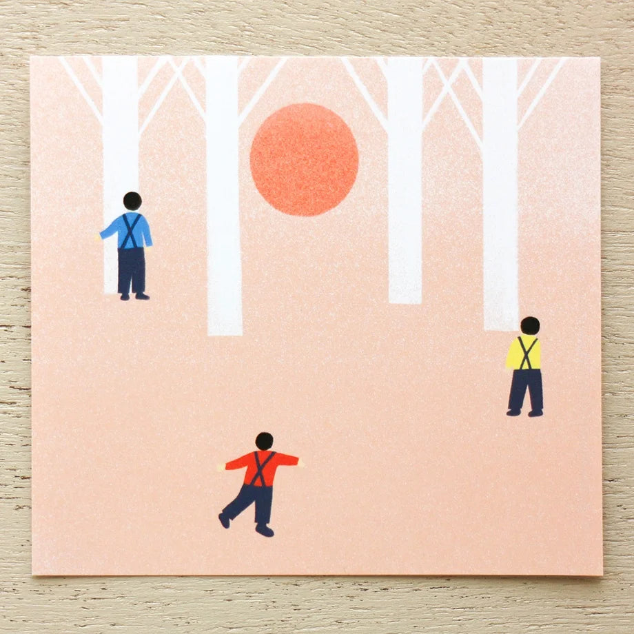 Nishi Shuku Square Memo Pad - Land Scape