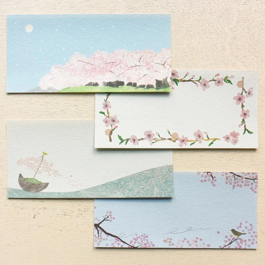 Yuko Omori Memo Pad - Cherry Blossoms