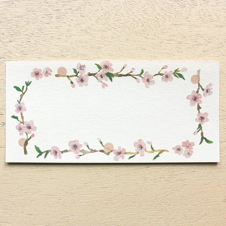 Yuko Omori Memo Pad - Cherry Blossoms