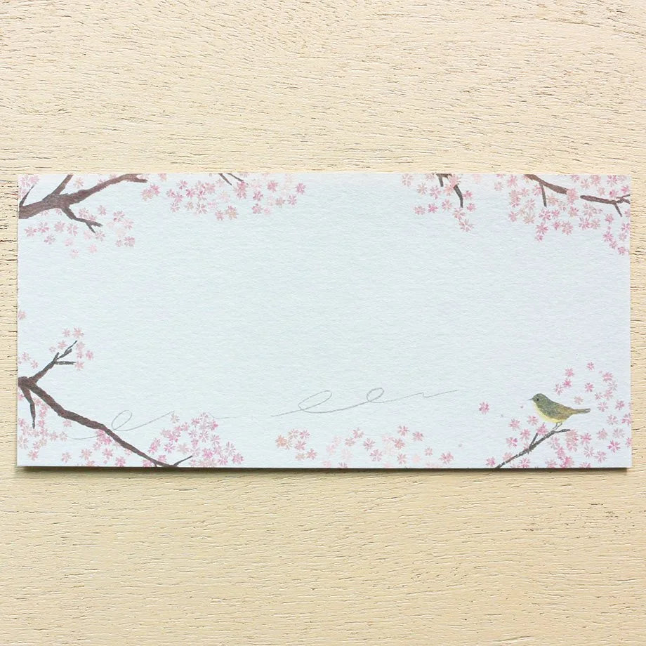 Yuko Omori Memo Pad - Cherry Blossoms