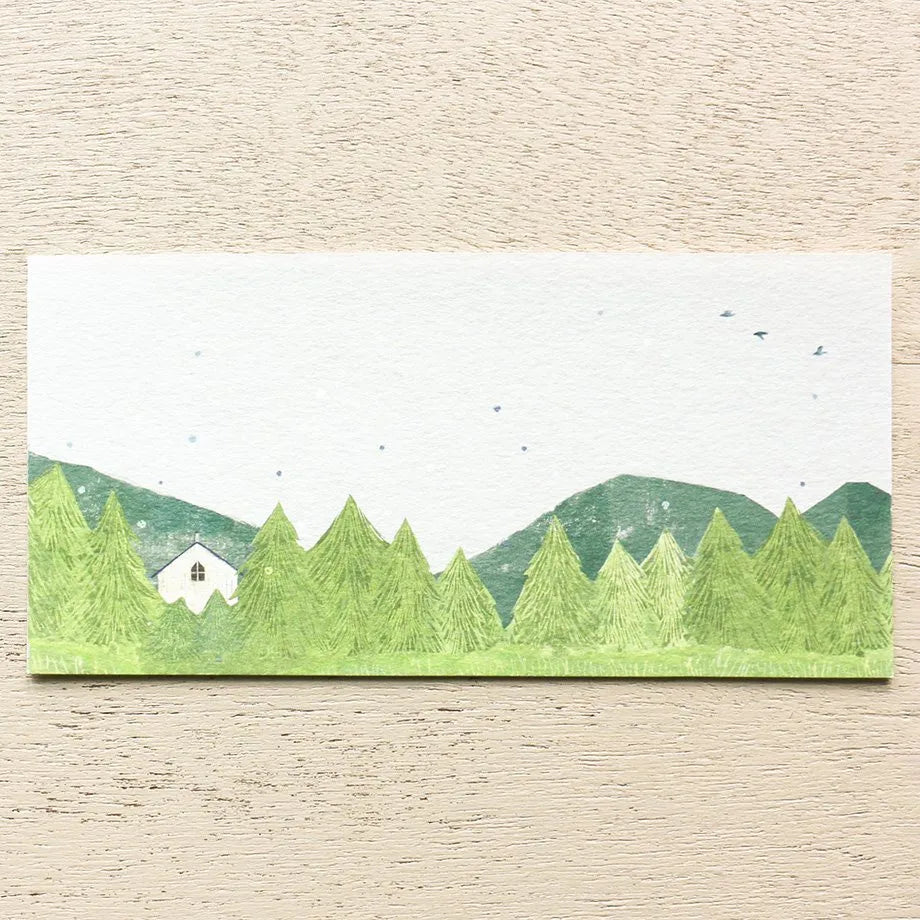 Yuko Omori Memo Pad - Mountain